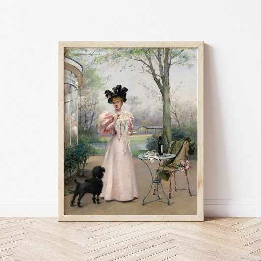 Een trouwe metgezel | Louise Abbéma Poster