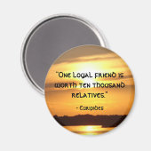 "Een trouwe vriend..." Magneet (Voorkant / Achterkant)