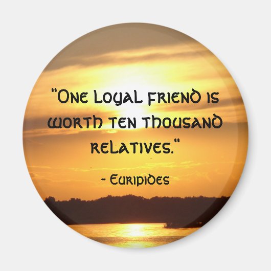 "Een trouwe vriend..." Magneet (Voorkant)