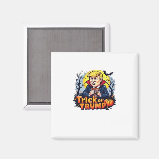 Een truc of Halloween klassieker Magneet (Voorkant / Achterkant)