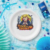 Een truc of Halloween klassieker Papieren Bordje (Feest)