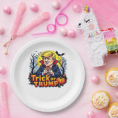 Een truc of Halloween klassieker Papieren Bordje (Feest)