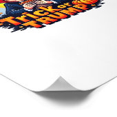 Een truc of Halloween klassieker Poster (Hoek)