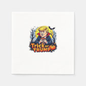 Een truc of Halloween klassieker Servet (Voorkant)