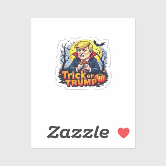 Een truc of Halloween klassieker Sticker (Vel)