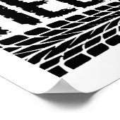 Een Truck Funny Poster rijden (Hoek)