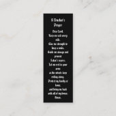 Een trucker gebed Bladwijzer gebed Kaart Mini Visitekaartje (Voorkant)