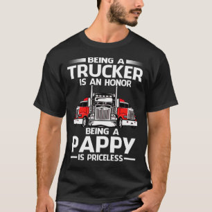 Een trucker zijn is een eer om een betaling te zij t-shirt