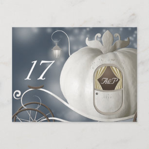 Een True Fairy Tale Table Number-kaart Briefkaart