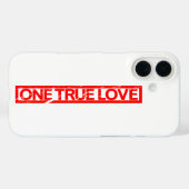 Eén True Love Stamp Case-Mate iPhone Case (Achterkant (horizontaal))
