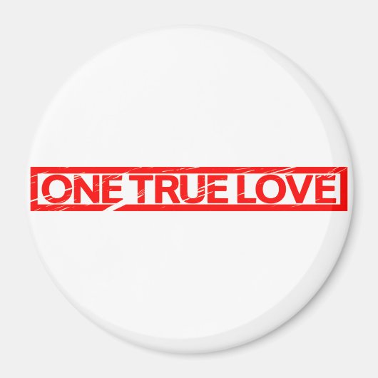 Eén True Love Stamp Magneet (Voorkant)