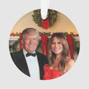 Een Trump Kerstmis: Donald en Melania Ornament