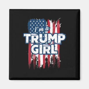 Een Trump Meisje Trump Pro President Donald Trump Magneet