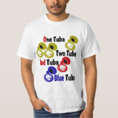 Een Tuba Twee Tuba T-shirt (Voorkant)