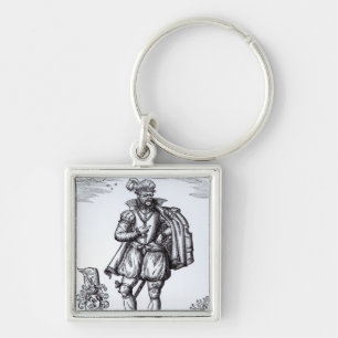 Een Tudor Gentleman Sleutelhanger