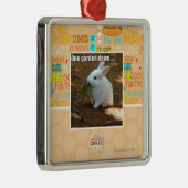 Één Tuin Down� Metalen Ornament (Rechts)