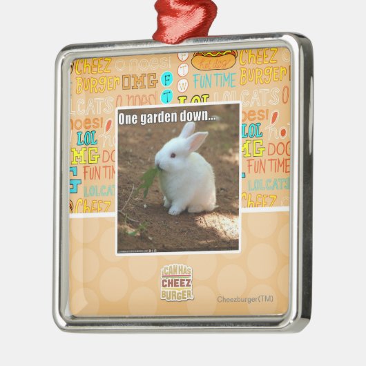 Één Tuin Down� Metalen Ornament (Links)