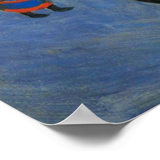 Een tuin, Gartenbild door August Macke,  kunst Poster (Hoek)