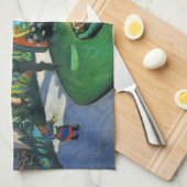 Een tuin, Gartenbild door August Macke, kunst Theedoek (Quarter Fold)