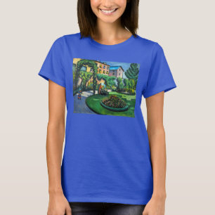 Een tuin, Gartenbild door August Macke, Vintage Ar T-shirt