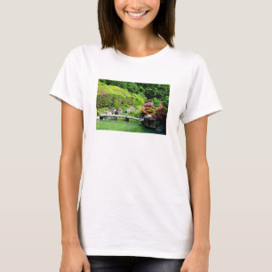 Een tuin in Kyoto, Japan op een T-shirt