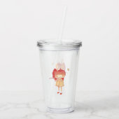 Een tuin in mijn hart acryl drinkbeker (Achterkant)