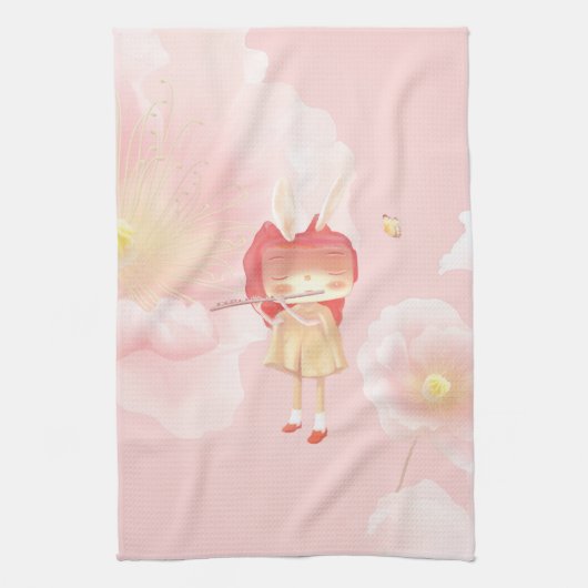 Een tuin in mijn hart theedoek (Verticaal)