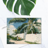 Een tuin in Nassau Winslow Homer Briefkaart
