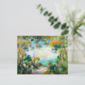 Een tuin in Sorrento, August Renoir Briefkaart (Staand voorkant)