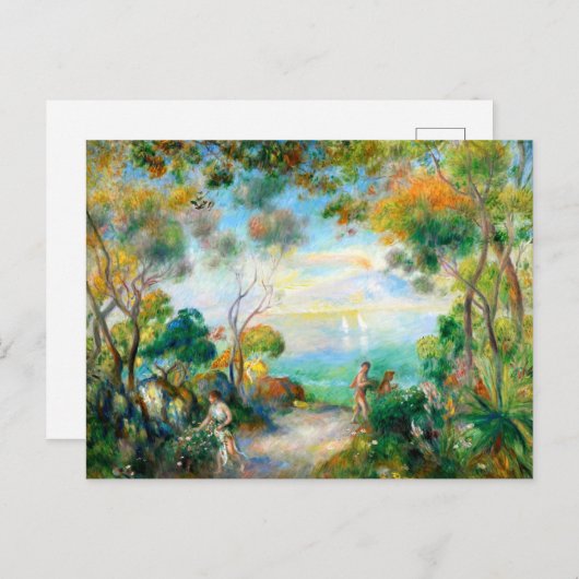 Een tuin in Sorrento, August Renoir Briefkaart (Voorkant / Achterkant)