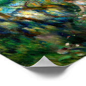 Een tuin in Sorrento, August Renoir Poster (Hoek)