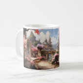 Een tuin in Waterverf stijl Koffiemok (Voorkant links)