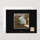 Een tuin naar beneden� briefkaart (Voorkant / Achterkant)