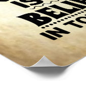 Een tuin Planten is morgen geloven Poster (Hoek)