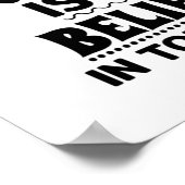 Een tuin Planten is morgen geloven Poster (Hoek)