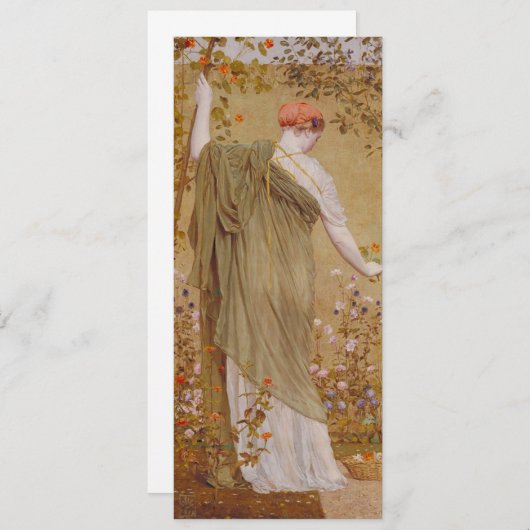 Een tuin van Albert Joseph Moore, portret (Voorkant / Achterkant)