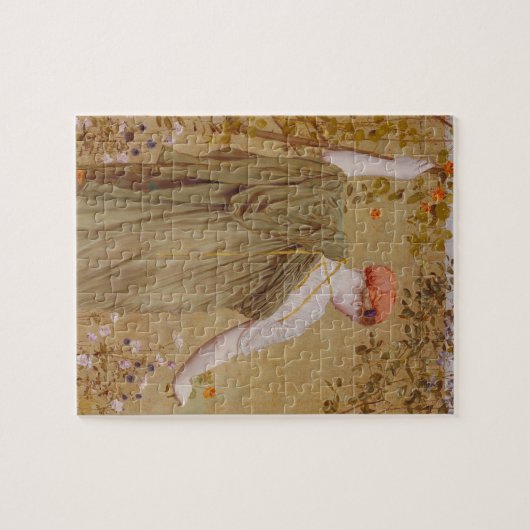 Een tuin van Albert Joseph Moore,  portret Legpuzzel (Horizontaal)