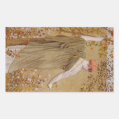 Een tuin van Albert Joseph Moore,  portret Rechthoekige Sticker (Voorkant)