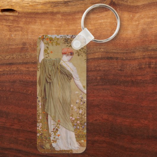 Een tuin van Albert Joseph Moore,  portret Sleutelhanger (Achterkant)