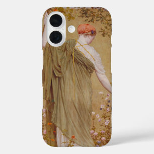 Een tuin van Albert Joseph Moore, Vintage Portret iPhone 16 Hoesje