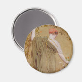 Een tuin van Albert Joseph Moore, vintage portret Magneet (Voorkant / Achterkant)