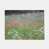 "Een tuin van wilde bloemen!" Deurmat (Voorkant)