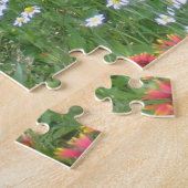 "Een tuin van wilde bloemen" Legpuzzel (Zijkant)