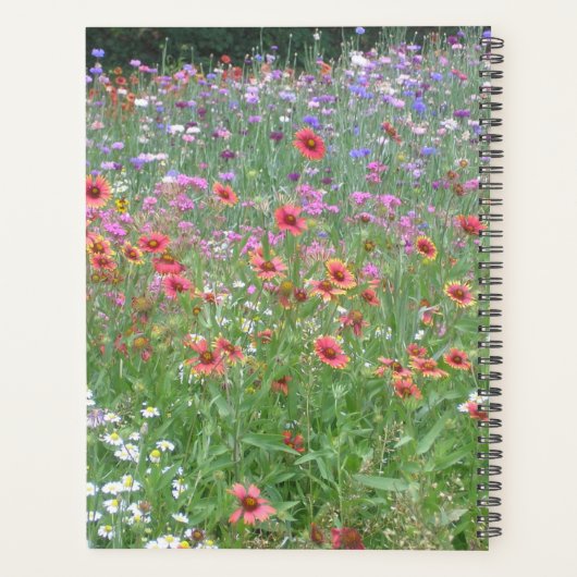 Een tuin van wilde bloemen planner (Achterkant)