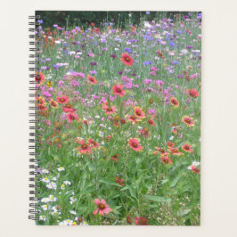 Een tuin van wilde bloemen planner