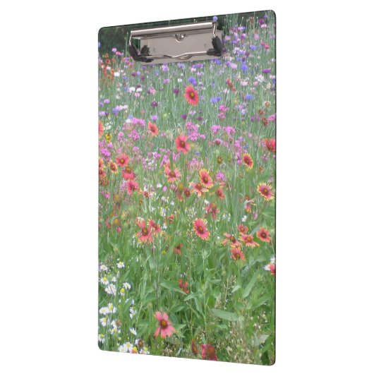 Een tuin van wilde bloemen Planner Klembord (Links)