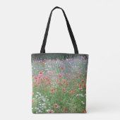 Een tuin van wilde bloemen tote bag (Achterkant)