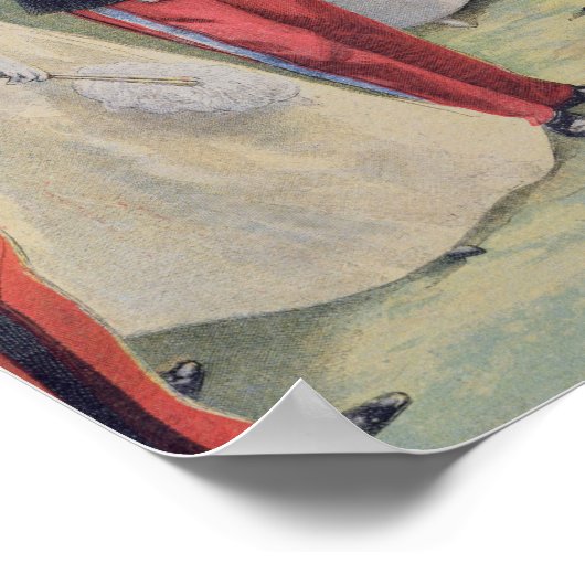 Een tuinfeest in de Elysee Poster (Hoek)