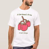 Een tuinman Pride Tomato Gardening T-shirt (Voorkant)