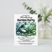 Een Tuinmans Arbeid Tuin Feest Uitnodiging (Staand voorkant)